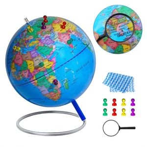 NWT NIB BSHAPPLUS 9" World Globe for kids Learning, Classroom Desk, Geographic G